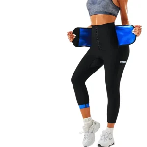Legging de sudation avec ceinture – Affine la silhouette et booste la perte de poids rapidement