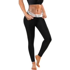 Legging de sudation taille haute – Affine la silhouette, brûle les graisses et booste la transpiration