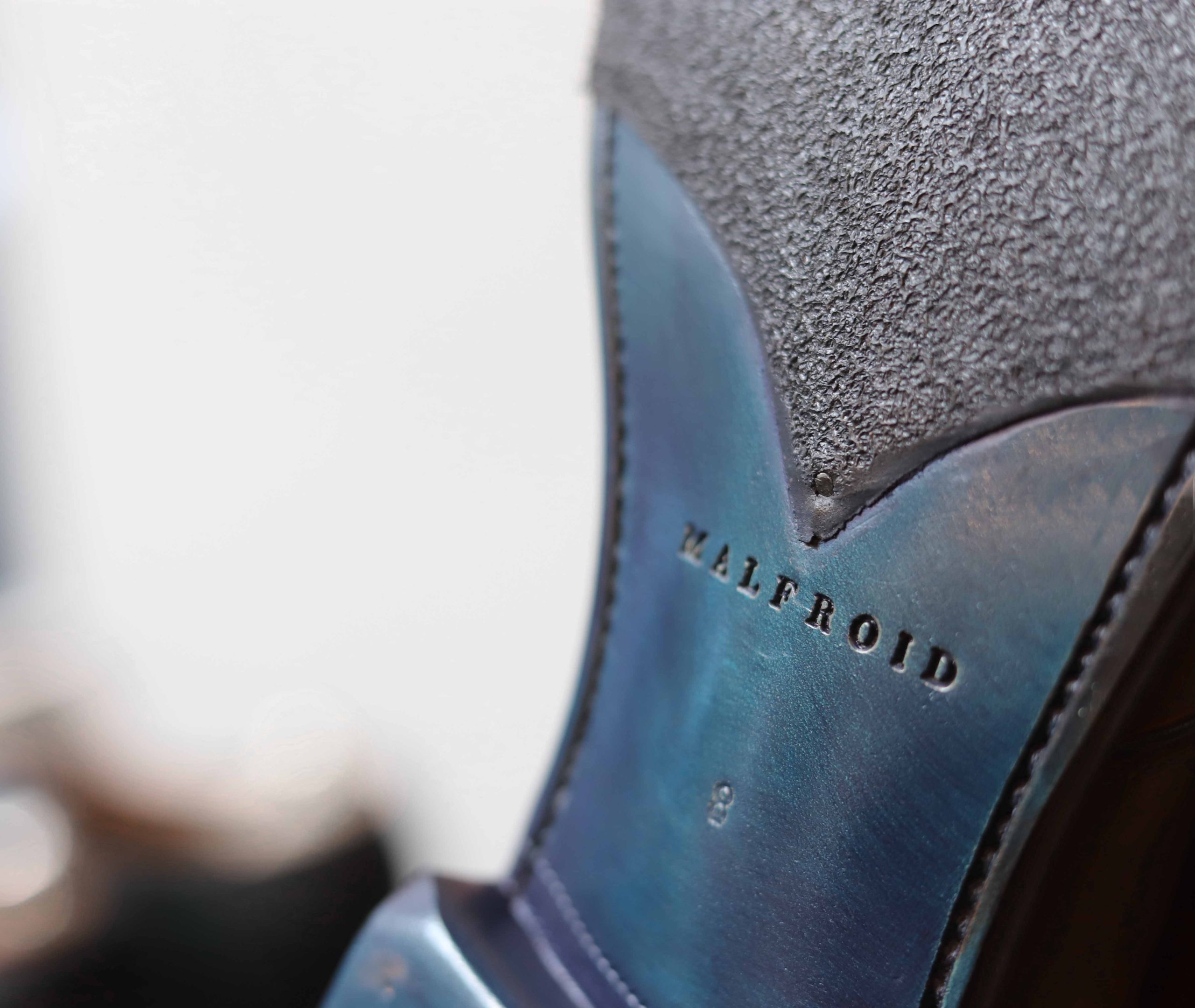 Shoe sole and iron cap plate & handmade « joker » finish – Image 3