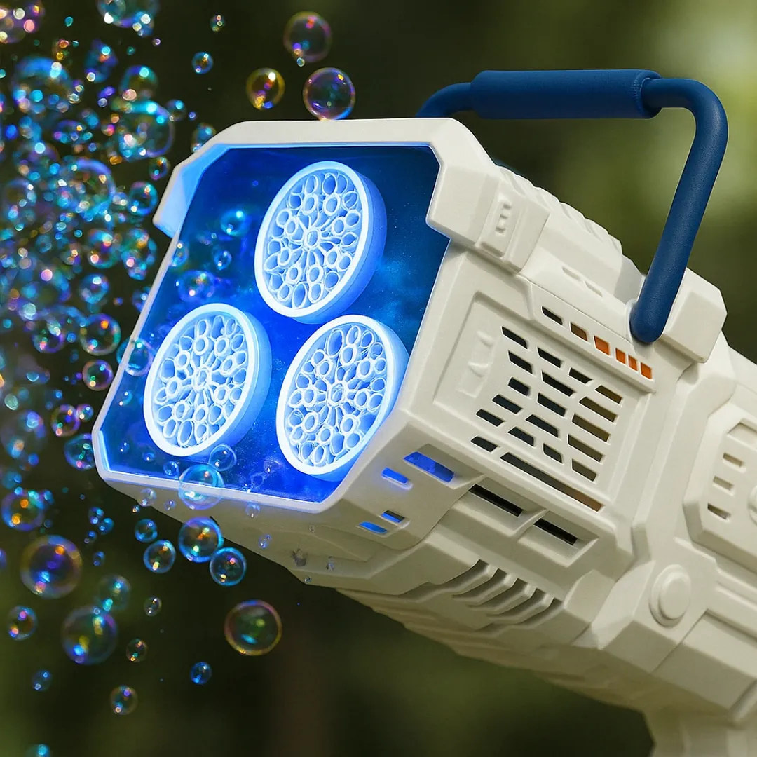 Machine à bulles automatique pour enfants – Animation magique et ludique pour fêtes, anniversaires et jeux en plein air – Image 5