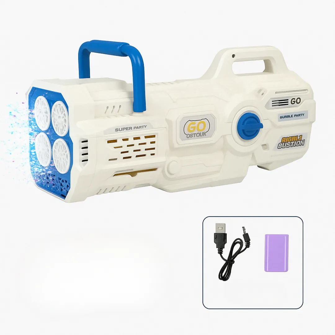 Machine à bulles automatique pour enfants – Animation magique et ludique pour fêtes, anniversaires et jeux en plein air – Image 9