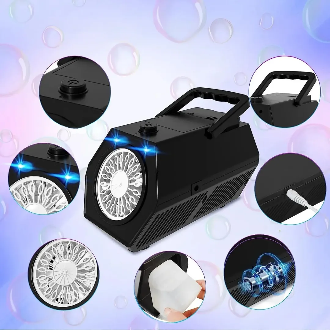 Machine à bulles pour fête extérieure – Créez une ambiance féerique et magique en un clic pour anniversaires et mariages