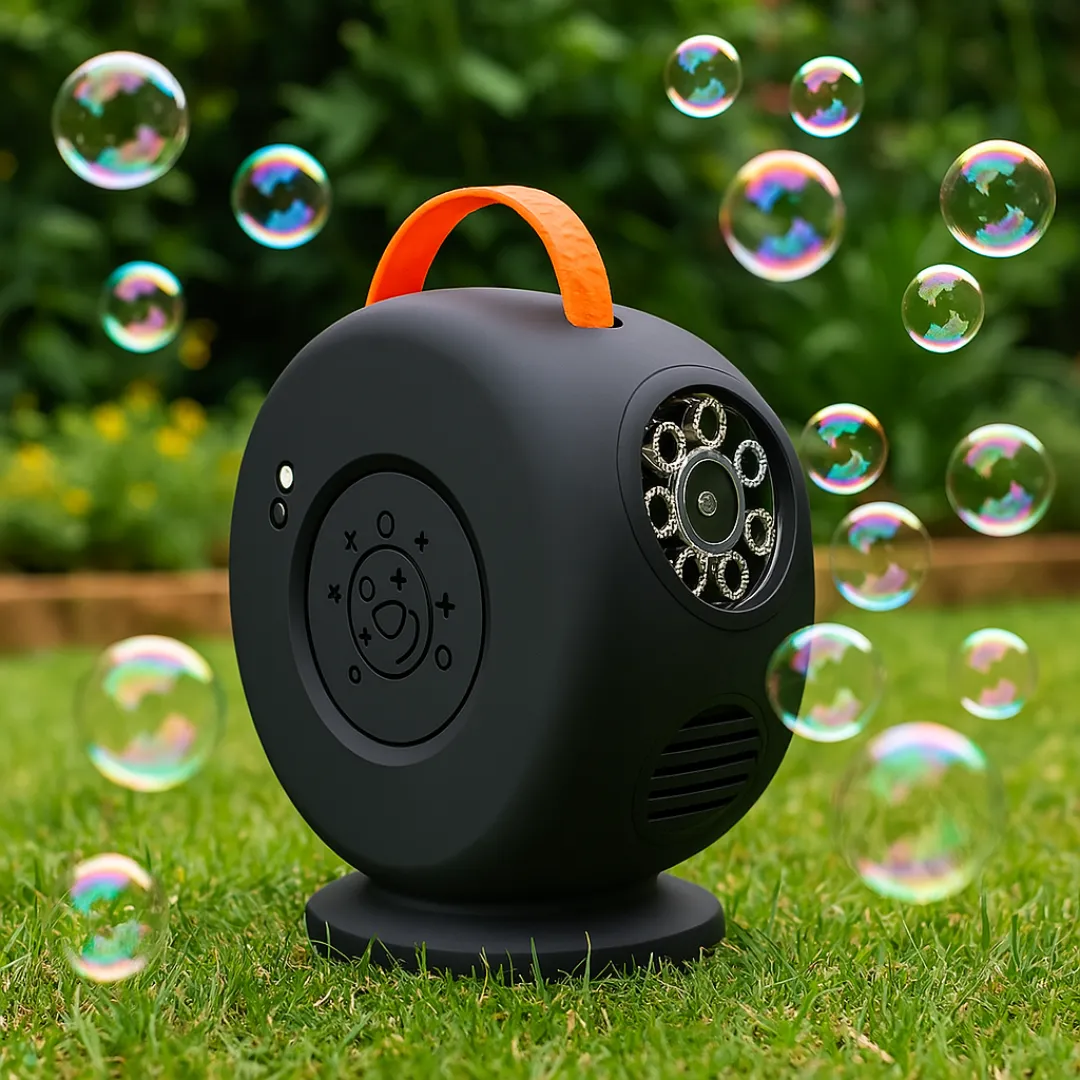 Machine à bulles rechargeable pour jardin – Animation magique enfants – Idéal fêtes & anniversaires – Image 4