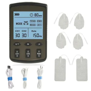 Machine de physiothérapie par impulsion TENS – Soulagez douleurs musculaires et tensions rapidement à domicile