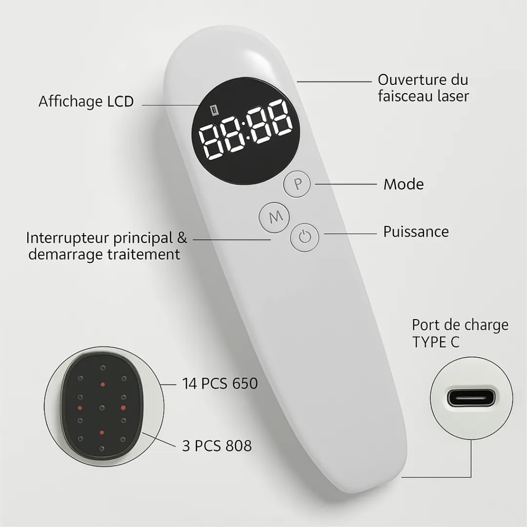 Masseur de Stimulation électrique sans fil EMS – Image 8