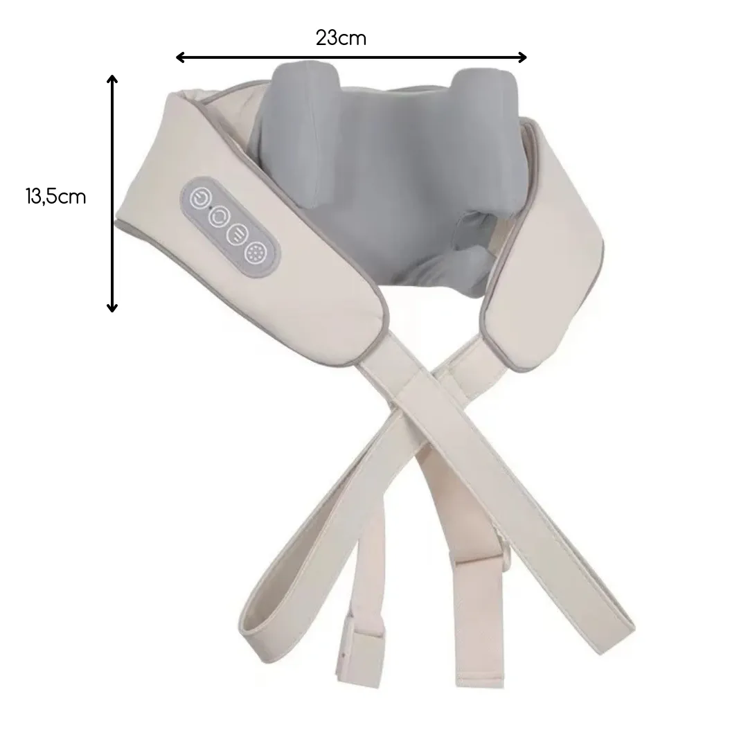 Masseur de cou et d’épaule avec chaleur – Soulage les tensions et douleurs instantanément – Détente musculaire à la maison – Image 7