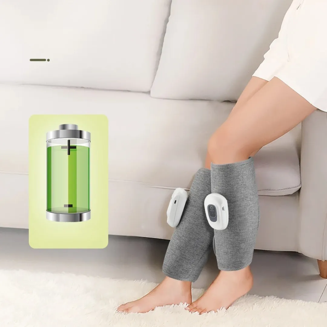 Masseur de mollets à pression d’air sans fil – Soulage les jambes lourdes et active la circulation – Relaxation à domicile – Image 7