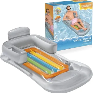 Matelas gonflable plage avec dossier – Confort ultime au soleil, léger et facile à transporter