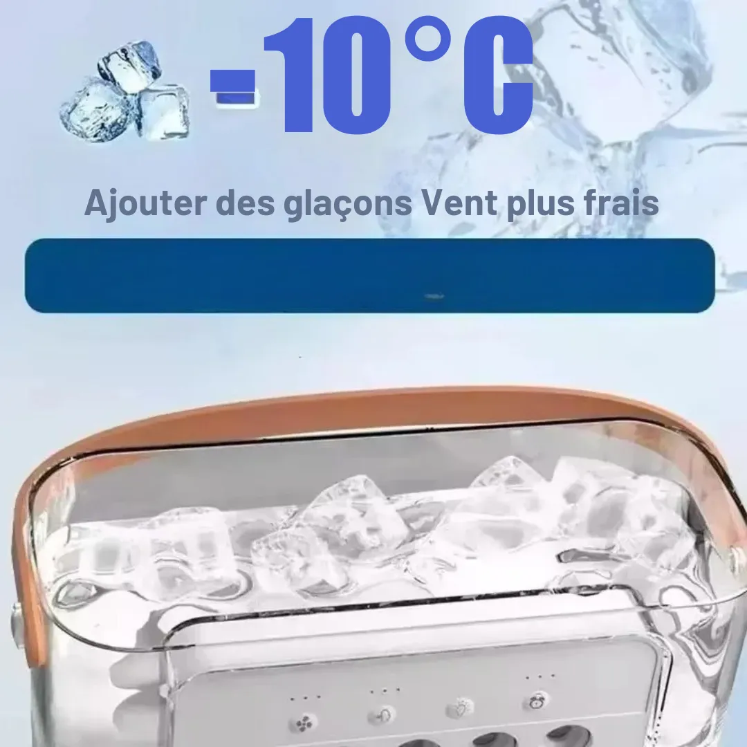 Mini climatiseur portable USB bureau – Rafraîchit instantanément vos espaces – Idéal maison, bureau ou voyage – Image 6