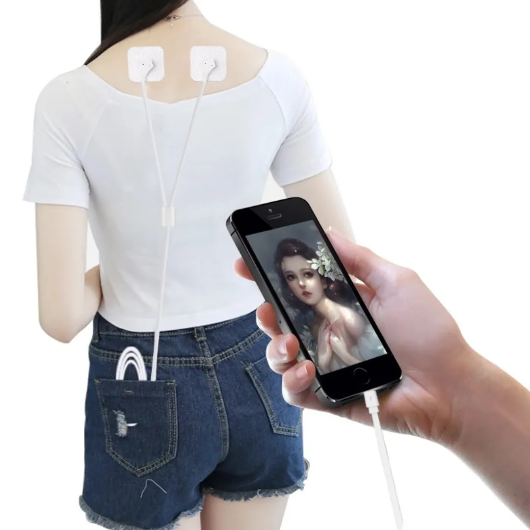 Mini masseur à impulsion à commande par téléphone portable – Soulage douleurs et tensions musculaires à tout moment – Image 4