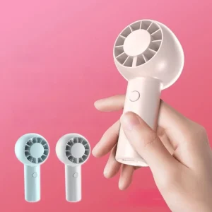 Mini ventilateur usb rechargeable plage – rafraîchissement portable instantané pour l’été, idéal voyage et extérieur
