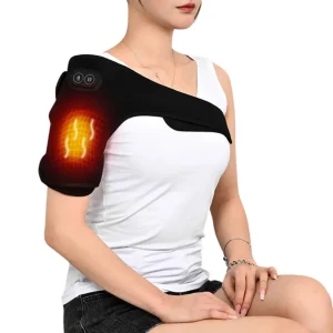Orthèse d’épaule électrique USB – Soulage instantanément douleurs et tensions musculaires – Chauffante et relaxante