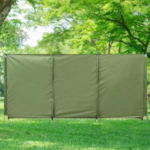 Pare-vent plage léger pliable – Protection UV et vent idéale pour journées ensoleillées – Compact et facile à transporter