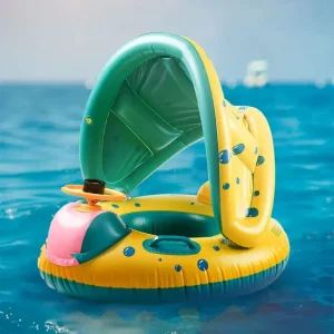 Piscine bébé plage avec ombrelle – Protection UV et fraîcheur pour bébé – Parfaite pour l’été