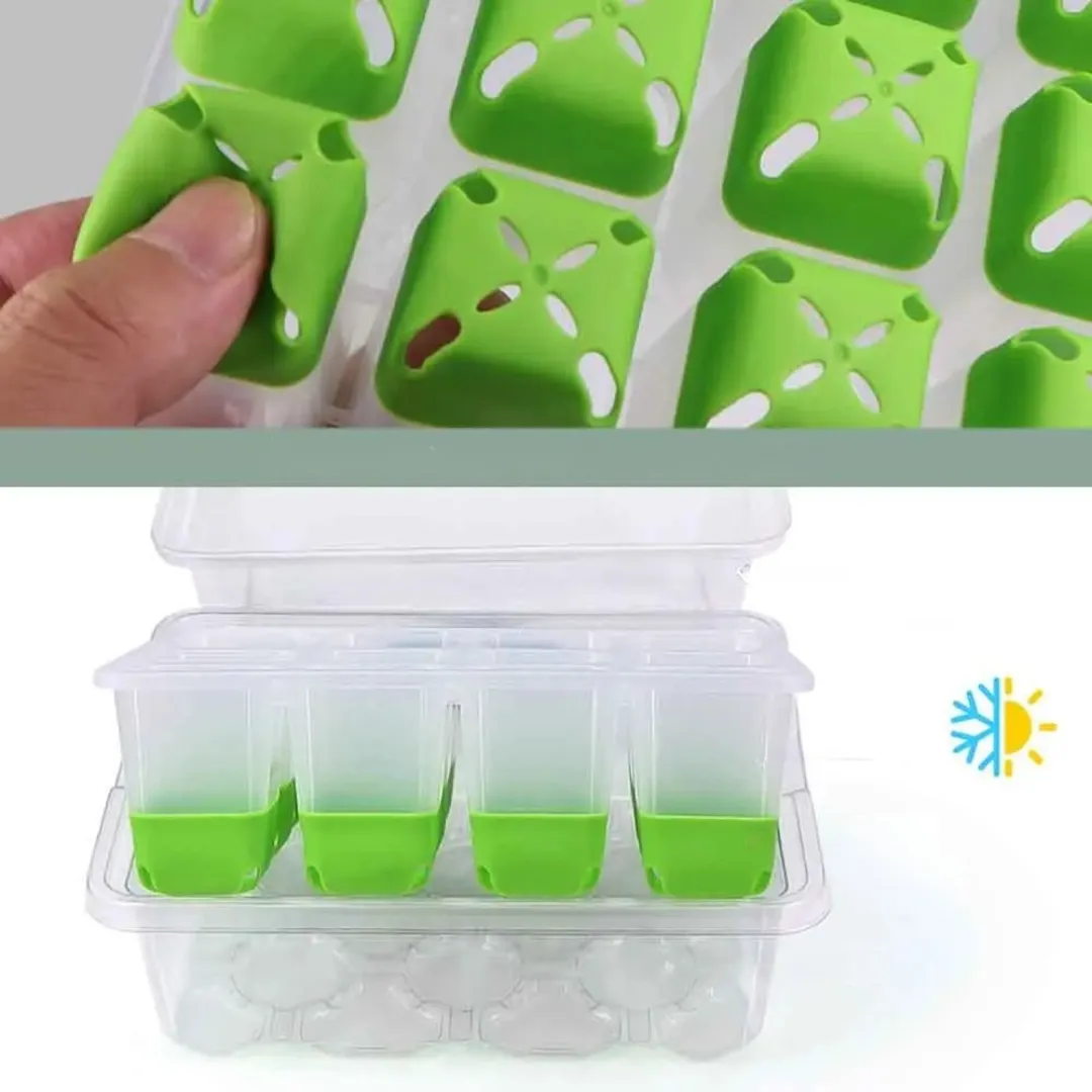 Plateau semis alvéolé avec couvercle transparent – Germination rapide et protégée – Idéal jardinage facile et réussi – Image 4