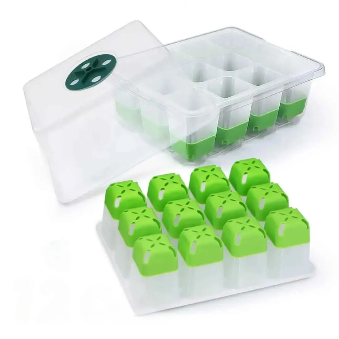 Plateau semis alvéolé avec couvercle transparent – Germination rapide et protégée – Idéal jardinage facile et réussi – Image 8