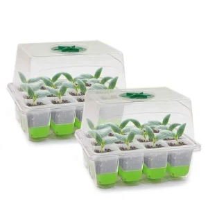 Plateau semis alvéolé avec couvercle transparent – Germination rapide et protégée – Idéal jardinage facile et réussi