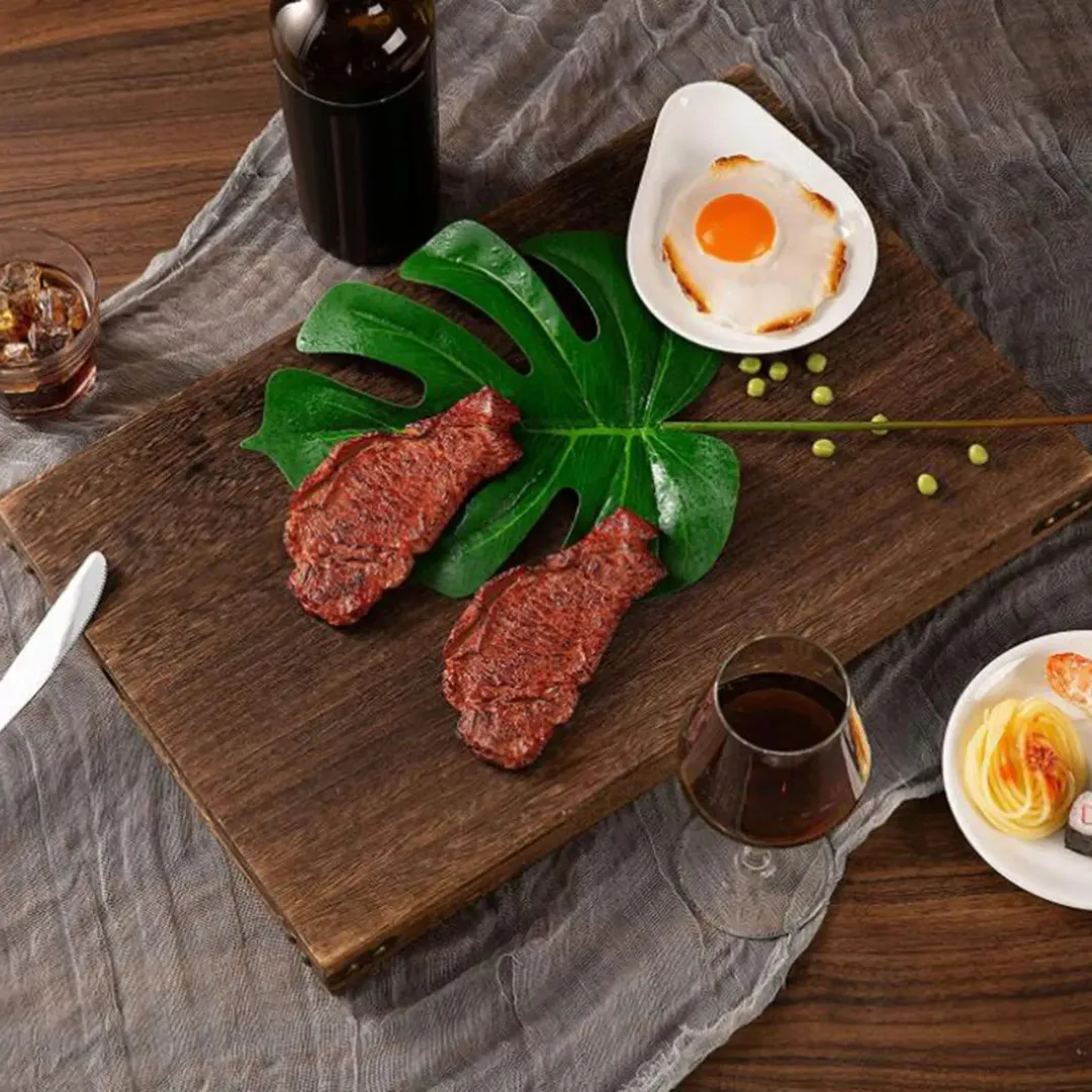 Plateau service extérieur bois léger – Élégant, résistant et facile à transporter pour apéros en terrasse – Image 6