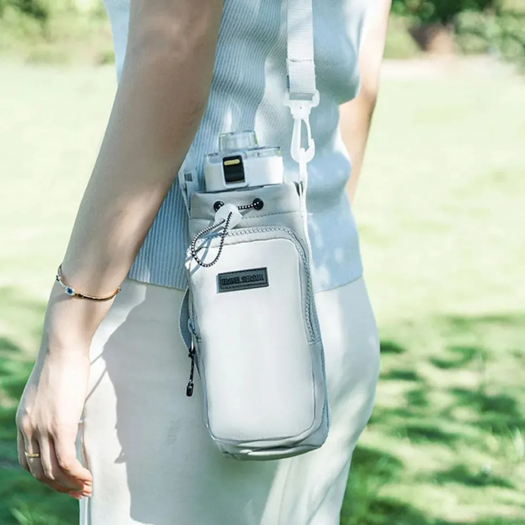 Pochette pour gourde – Transportez votre bouteille avec style – Étanche, légère et pratique au quotidien – Image 7