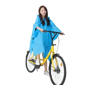 Poncho pour velo – Imperméable élégant anti-pluie pour cyclistes urbains – Confort et protection au sec