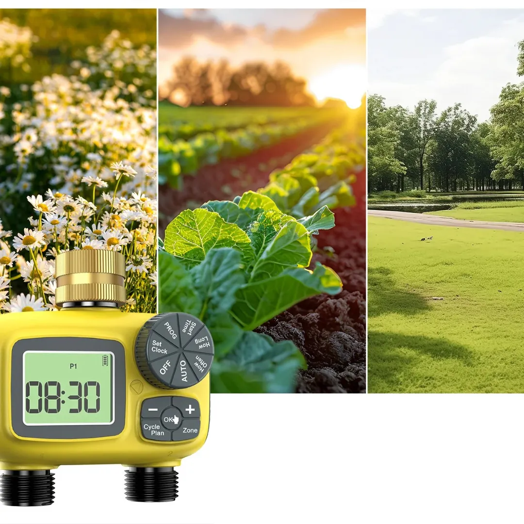 Programmateur d’arrosage digital à pile – Économisez l’eau et gagnez du temps – Jardinage facile sans effort – Image 4