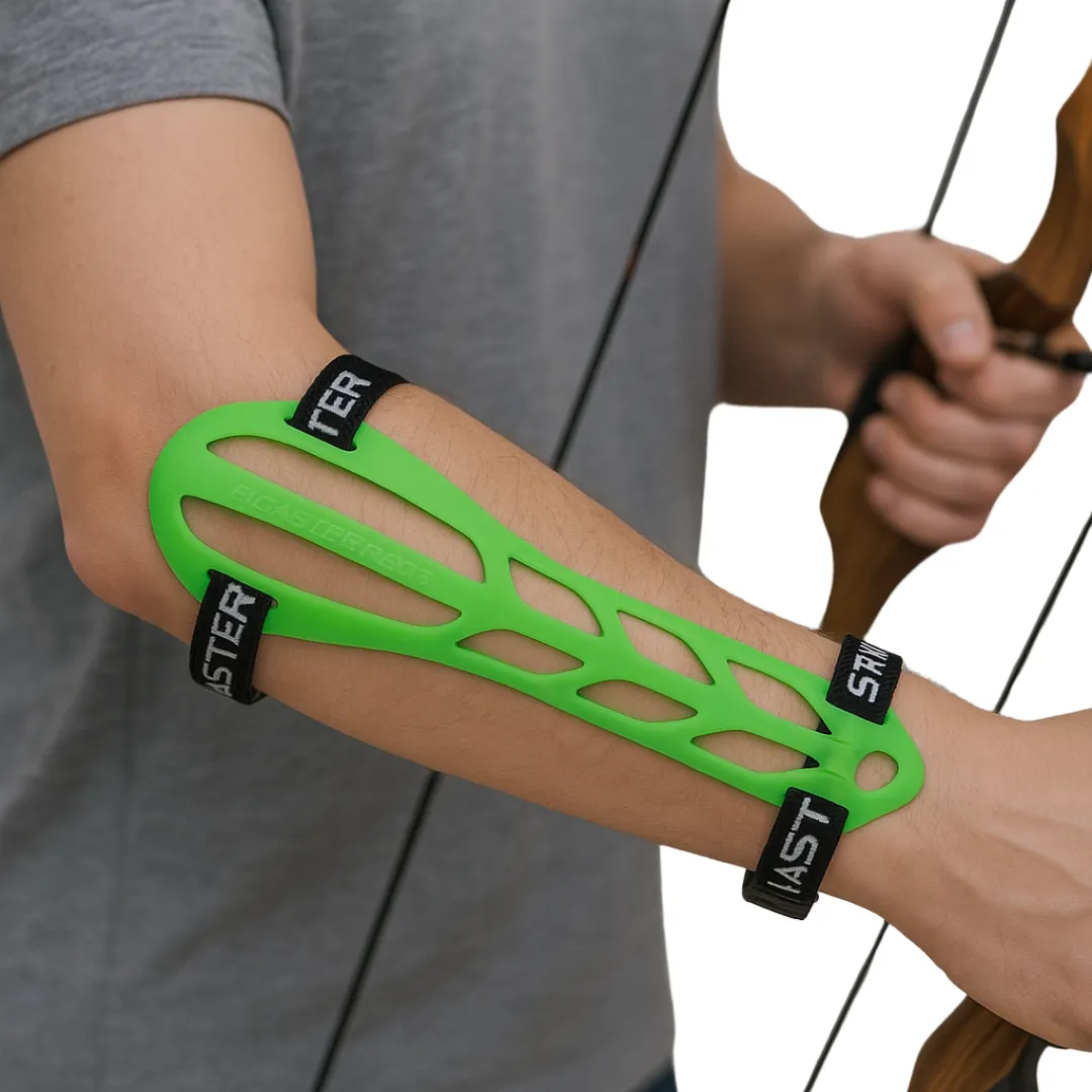 Protège-bras ajouré réglable tir à l’arc – Confort ventilé et maintien optimal pour une visée précise – Image 6