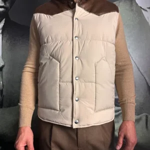 REVOLT – Doudoune Sans Manches Beige