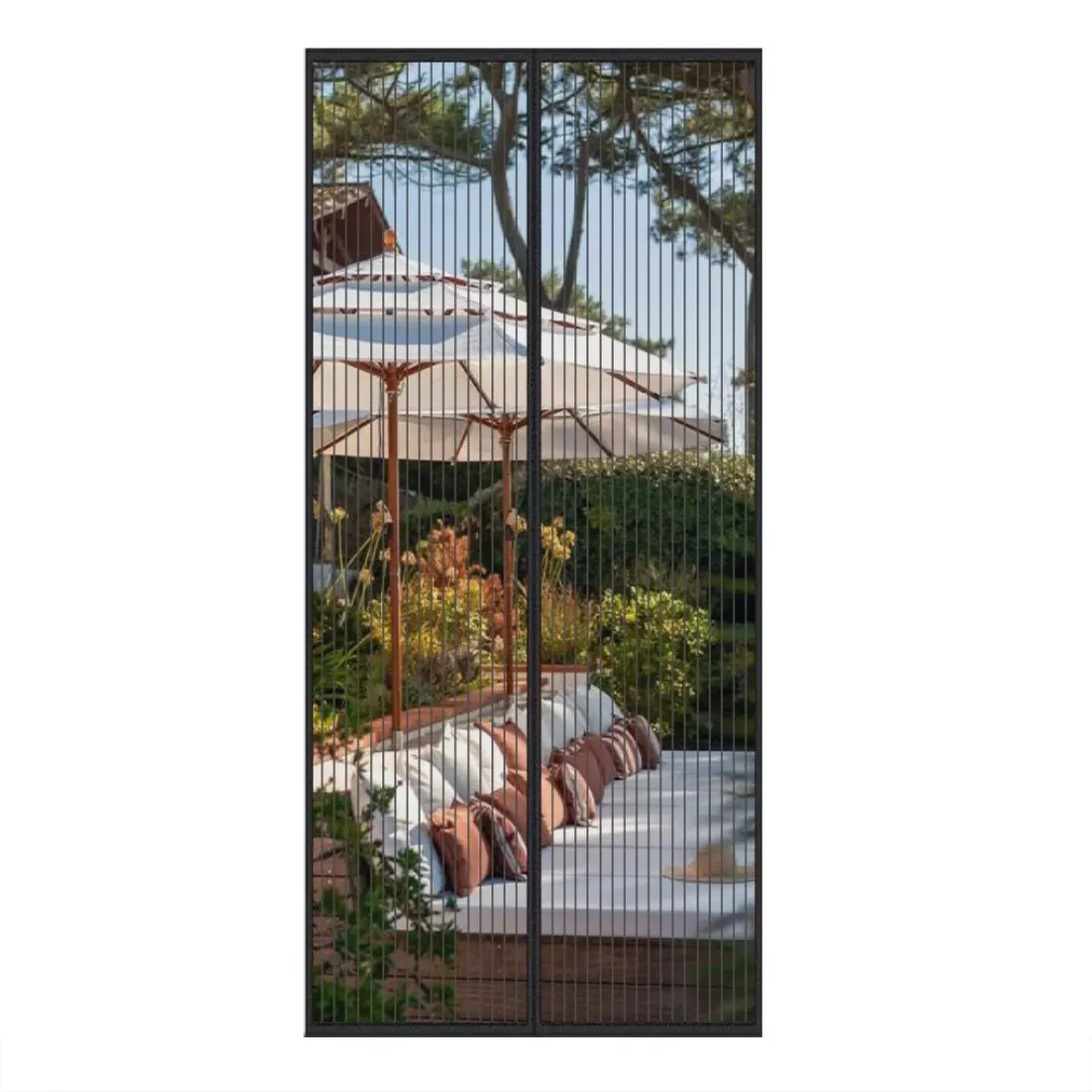 Rideau moustiquaire magnétique porte fenêtre – Stoppe les insectes efficacement – Installation facile sans perçage