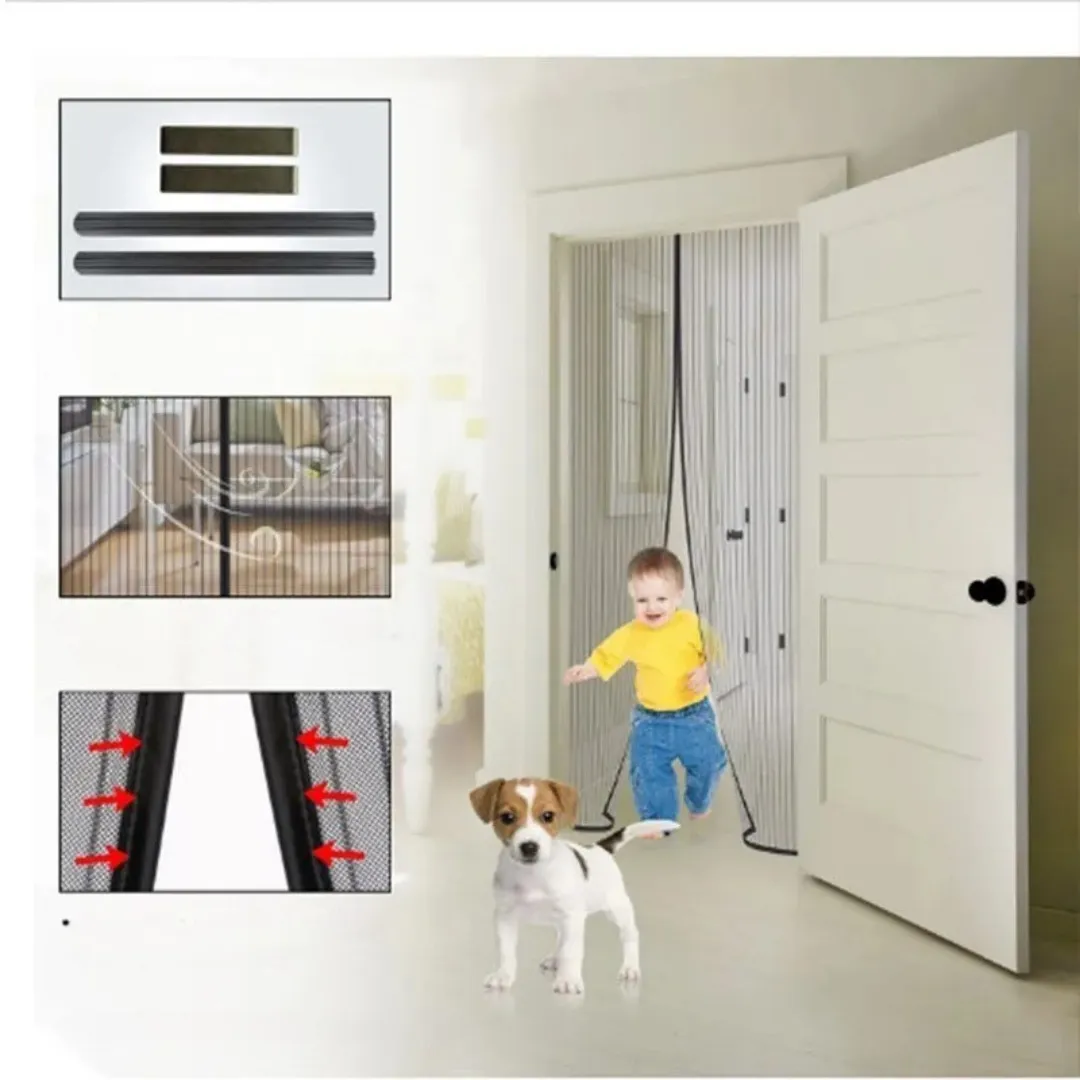 Rideau moustiquaire magnétique porte fenêtre – Stoppe les insectes efficacement – Installation facile sans perçage – Image 5
