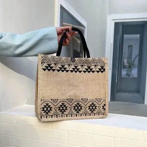 Sac en toile de jute – Éco-responsable, tendance et robuste pour un shopping zéro déchet