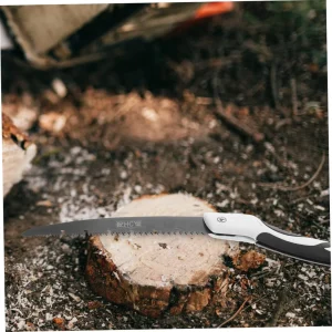 Scie à main de jardin – Coupe facile et précise du bois vert et sec – Outil idéal pour l’élagage rapide
