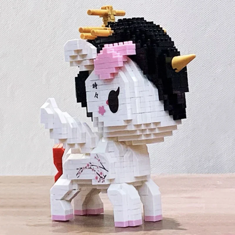 Licorne en Blocs – Jeu de Construction Créatif