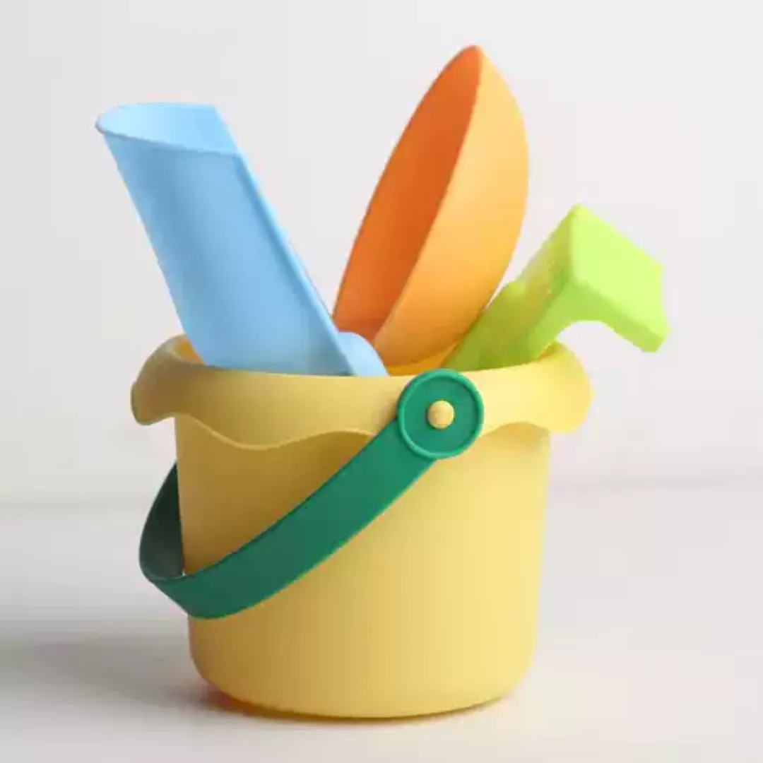 Seau et pelle enfant plage filet – Kit léger et ludique pour des heures de jeux au sable – Transport facile – Image 3