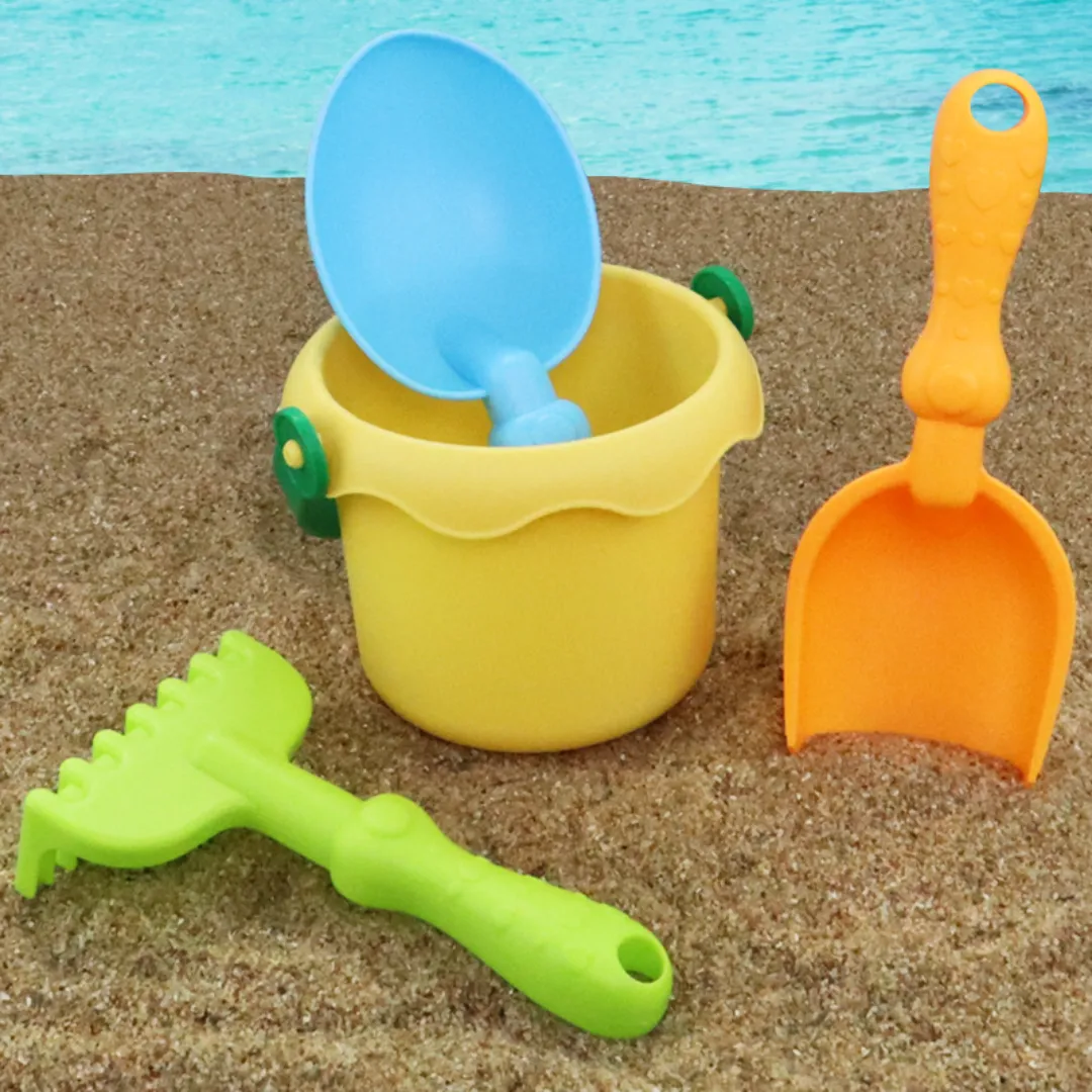 Seau et pelle enfant plage filet – Kit léger et ludique pour des heures de jeux au sable – Transport facile – Image 6