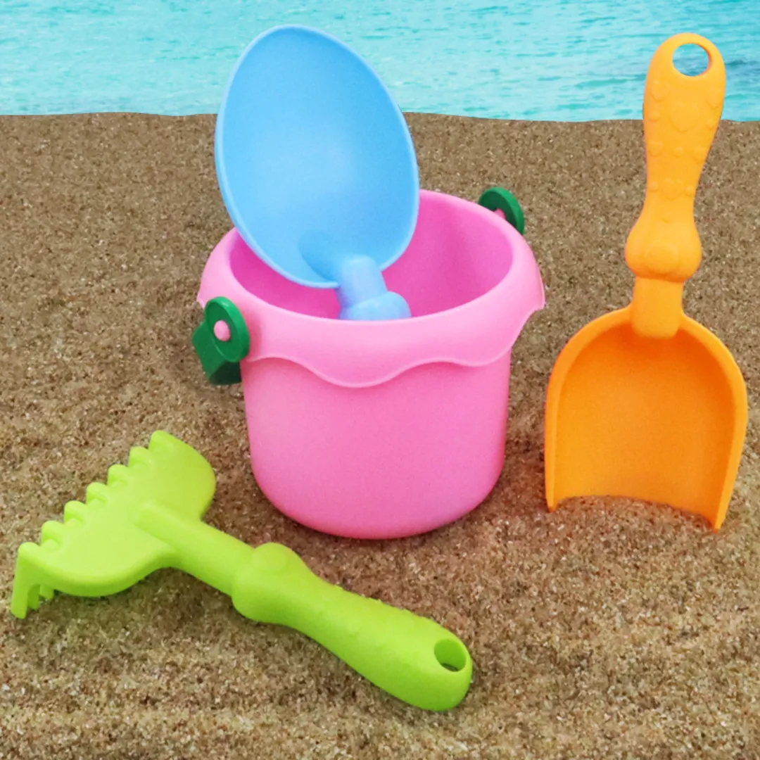 Seau et pelle enfant plage filet – Kit léger et ludique pour des heures de jeux au sable – Transport facile – Image 7