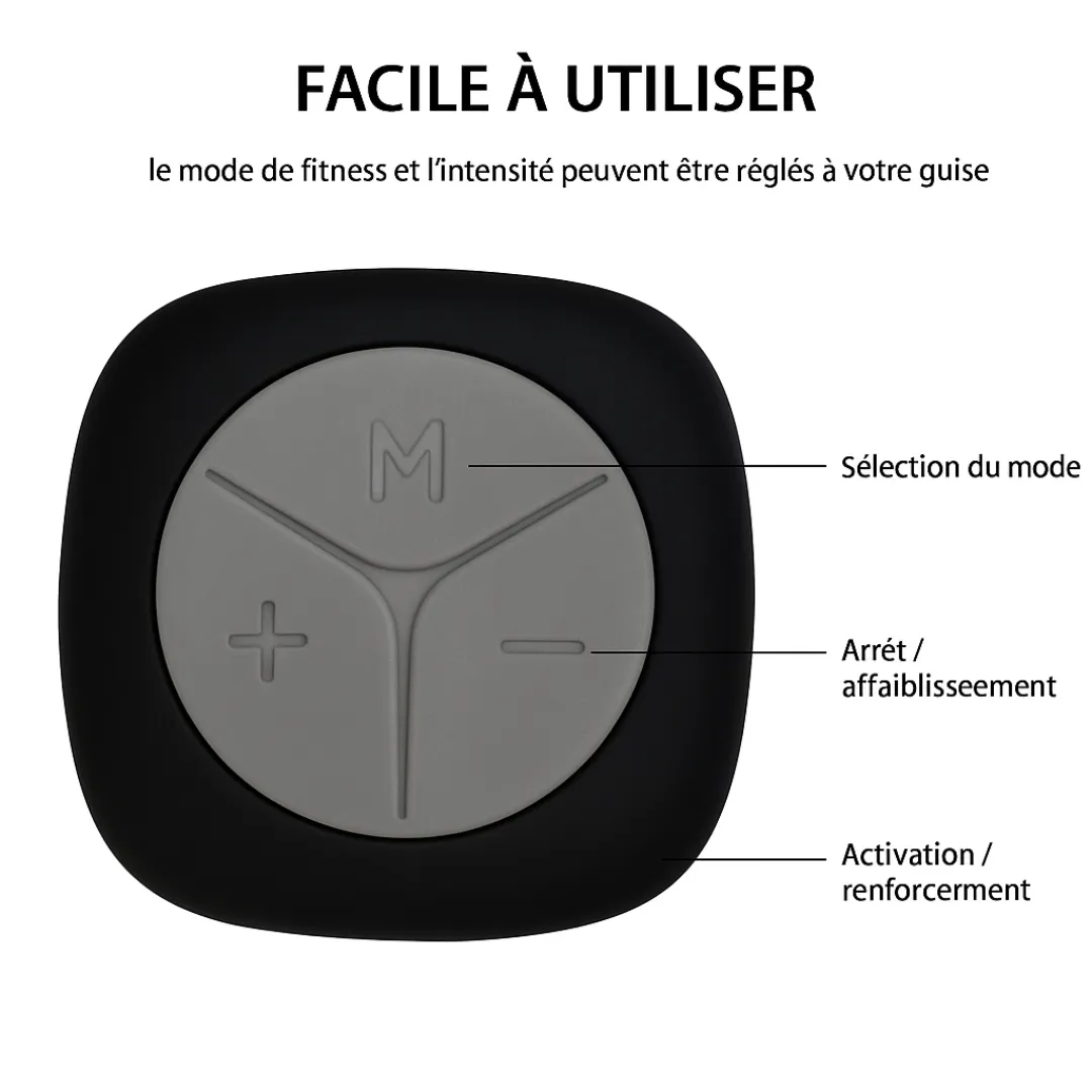 Short de Yoga Intelligent à microcourant EMS – Tonifie fessiers et cuisses – Brûle graisses pendant l’entraînement – Image 7