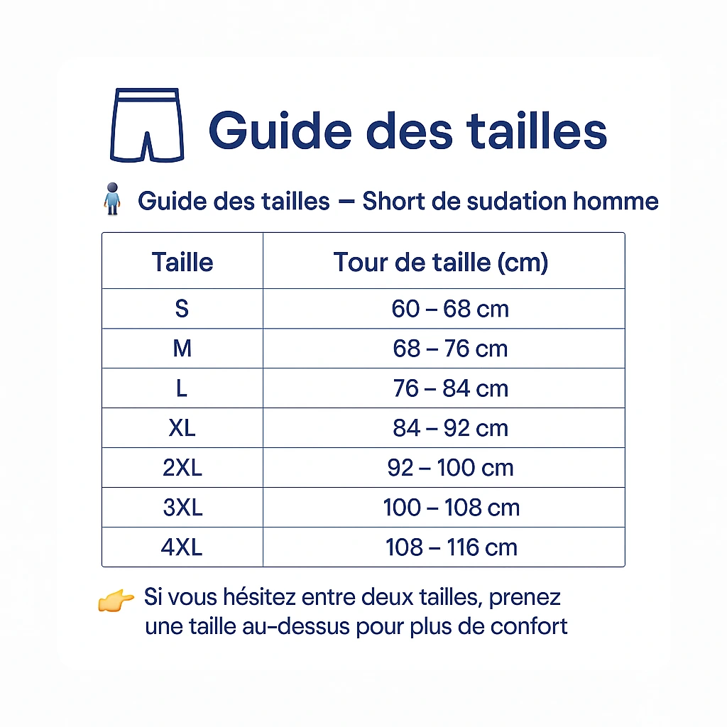 Short de sudation homme – Affine la silhouette, brûle les graisses, idéal pour entraînements fitness – Image 4