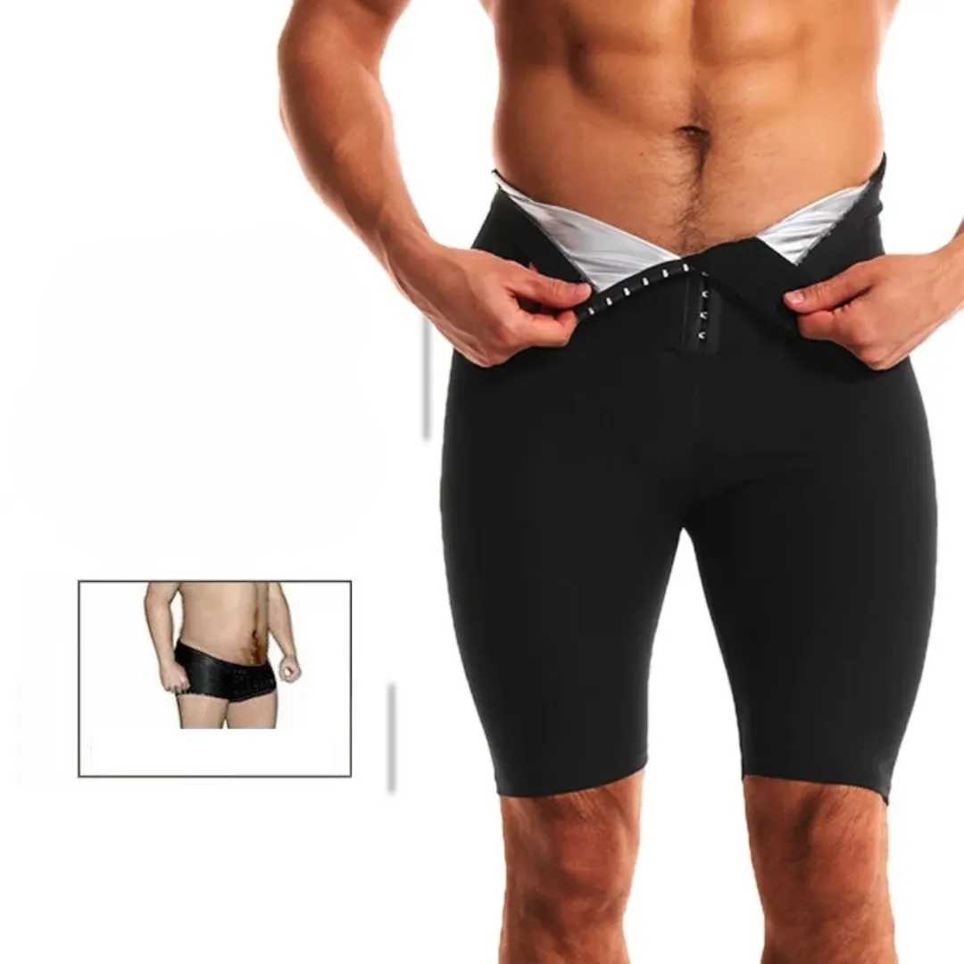 Short de sudation homme – Affine la silhouette, brûle les graisses, idéal pour entraînements fitness – Image 6