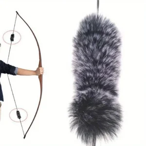 Silencieux en fourrure pour branches d’arc – Réduction du bruit optimale pour tirs discrets et précis
