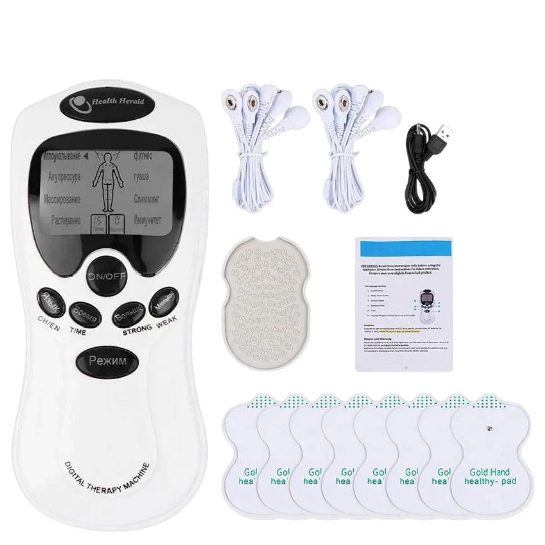 Stimulateur musculaire électrique Tens à 8 modes – Image 8