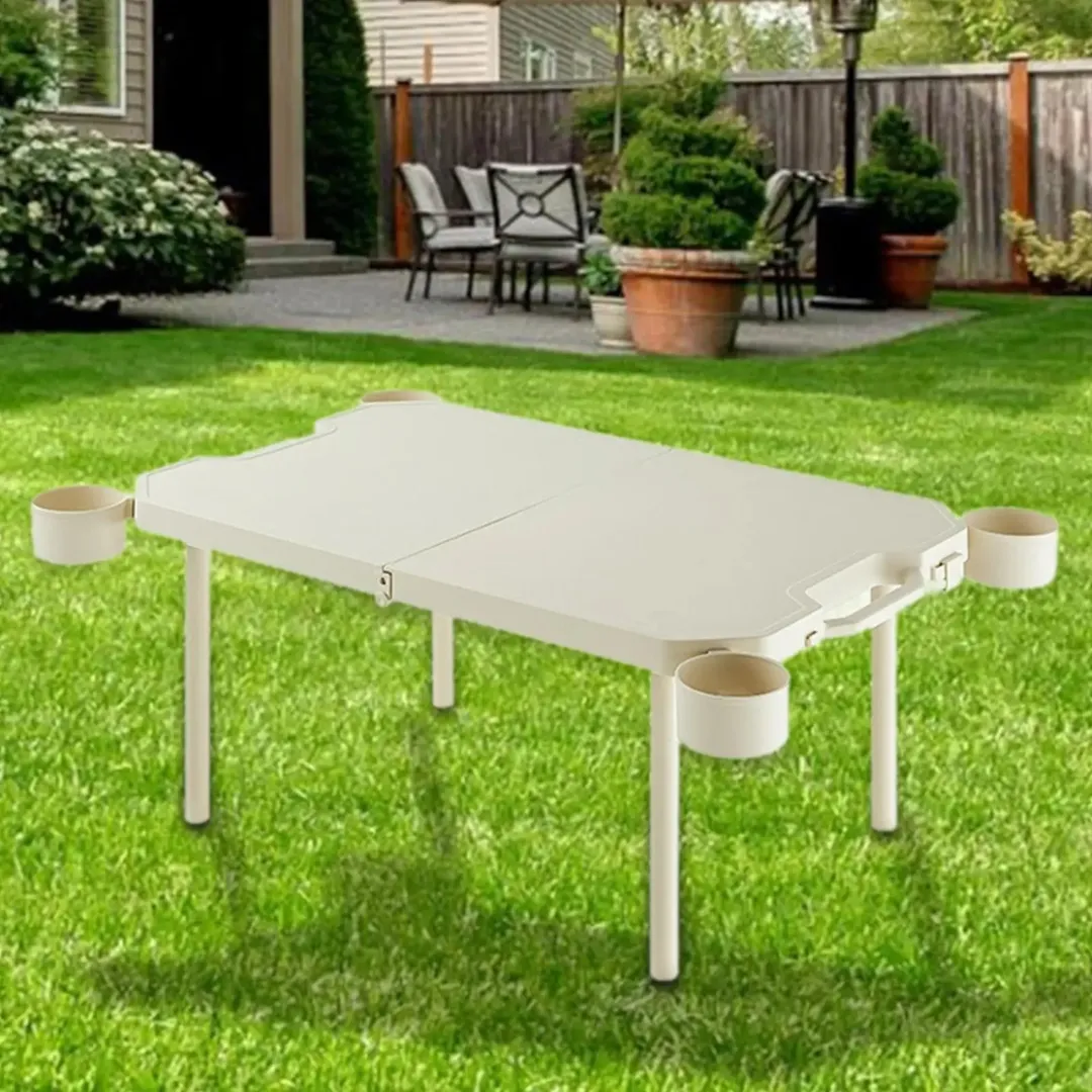 Table basse pliante pour sable plage – stable et légère pour pique-niques, camping et détente en plein air – Image 2