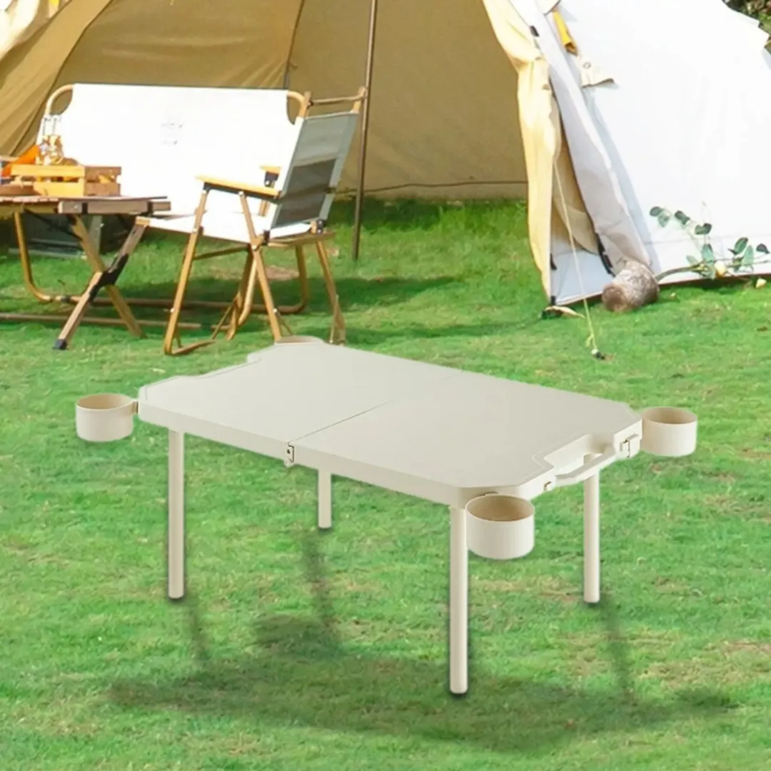 Table basse pliante pour sable plage – stable et légère pour pique-niques, camping et détente en plein air – Image 5