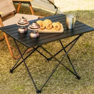 Table pliante légère pour buffet extérieur – Gain de place, facile à transporter, idéale pour vos événements en plein air