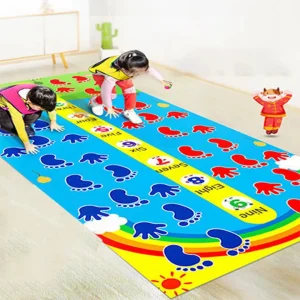 Tapis de sol extérieur pour jeux enfants – Aire de jeu confortable et sécurisée en plein air – Antidérapant et résistant