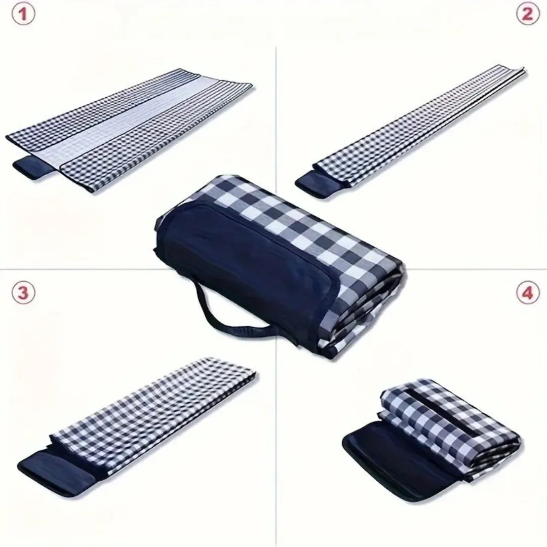 Tapis pique-nique imperméable grande taille – Confort XXL pour sorties en famille, résiste à l’humidité et facile à nettoyer – Image 7