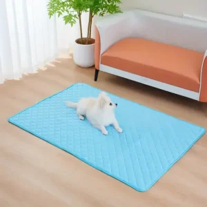 Tapis rafraîchissant pour animaux plage – Confort estival, anti-chaleur pour chiens et chats – Idéal vacances et balades