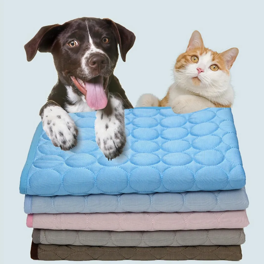 Tapis rafraîchissant pour animaux plage – Confort estival, anti-chaleur pour chiens et chats – Idéal vacances et balades – Image 3