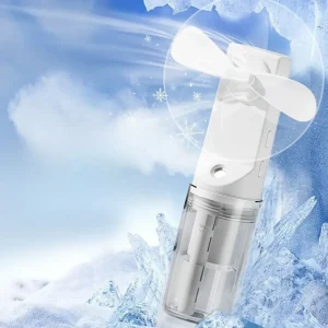 Ventilateur de pulvérisation à brume – Rafraîchissement instantané portable pour l’été – Brumisateur USB silencieux