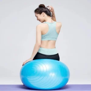 Ballon de yoga – Gagnez en souplesse et équilibre – Idéal pour fitness, pilates et posture dos