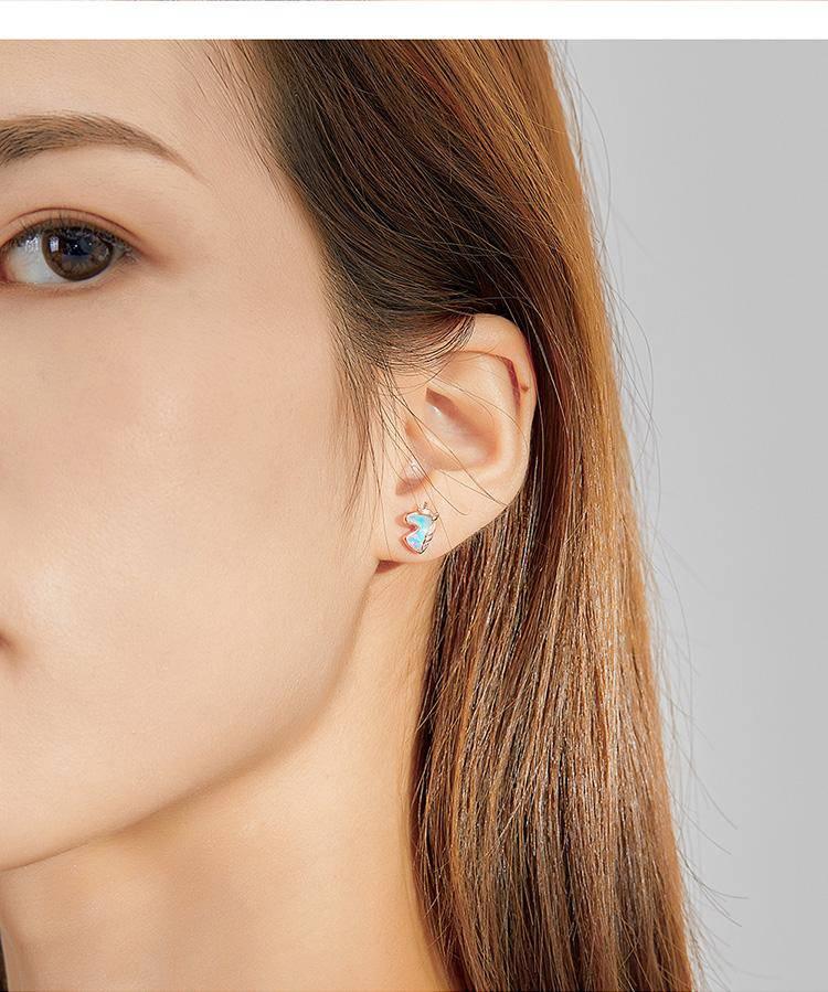 Boucles D'Oreilles Licorne Dorées Pour Filles – Image 5